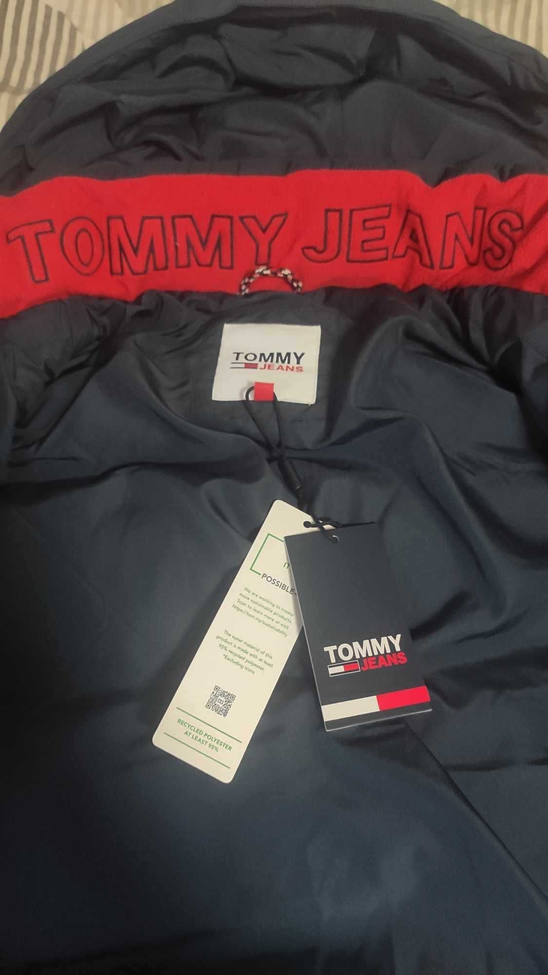 Kurtka Puchowa Tommy Jeans ESSENTIAL JACKET - Roz. S (M) - NOWA - Zima