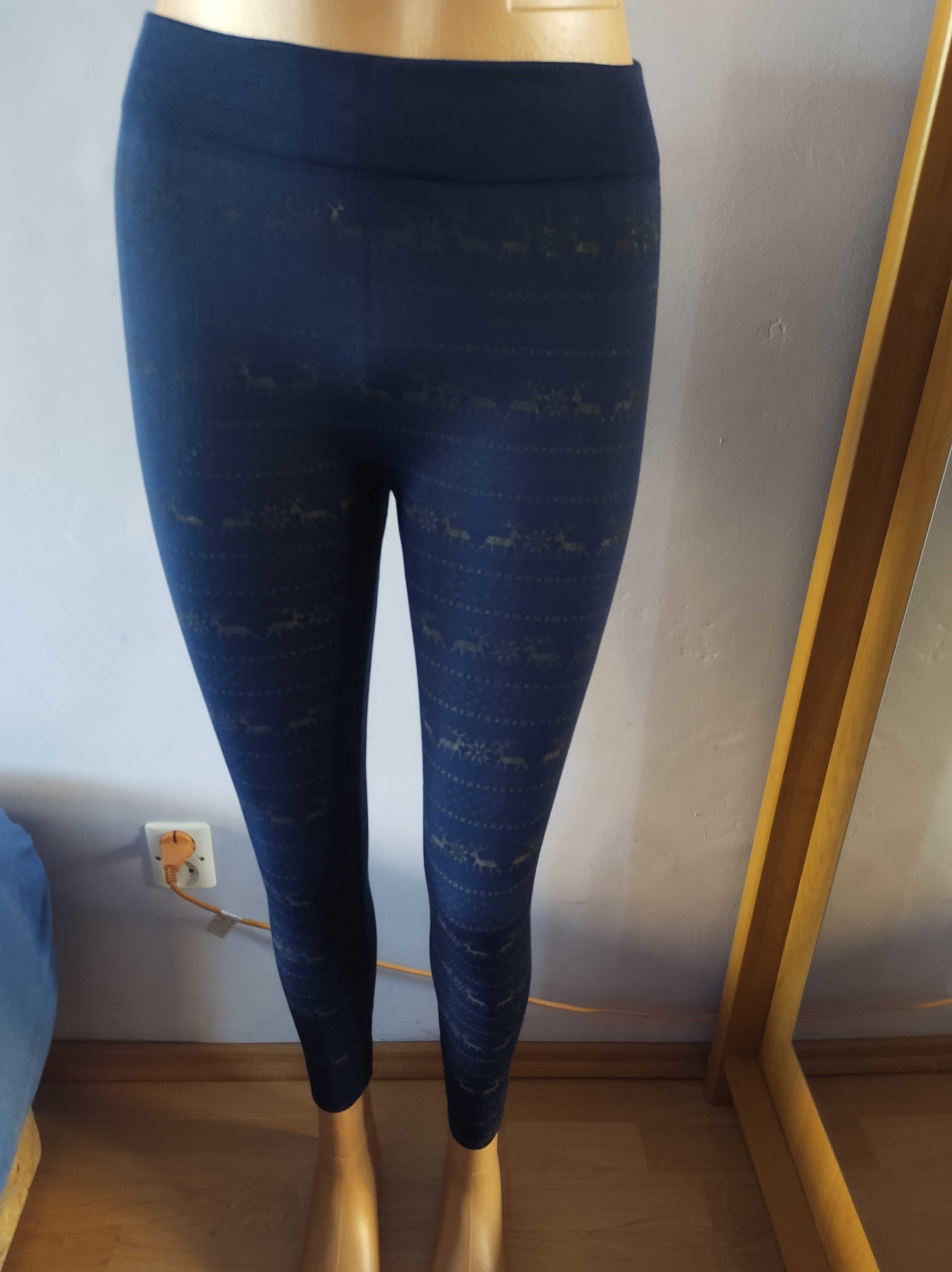 Leginsy damskie ocieplane