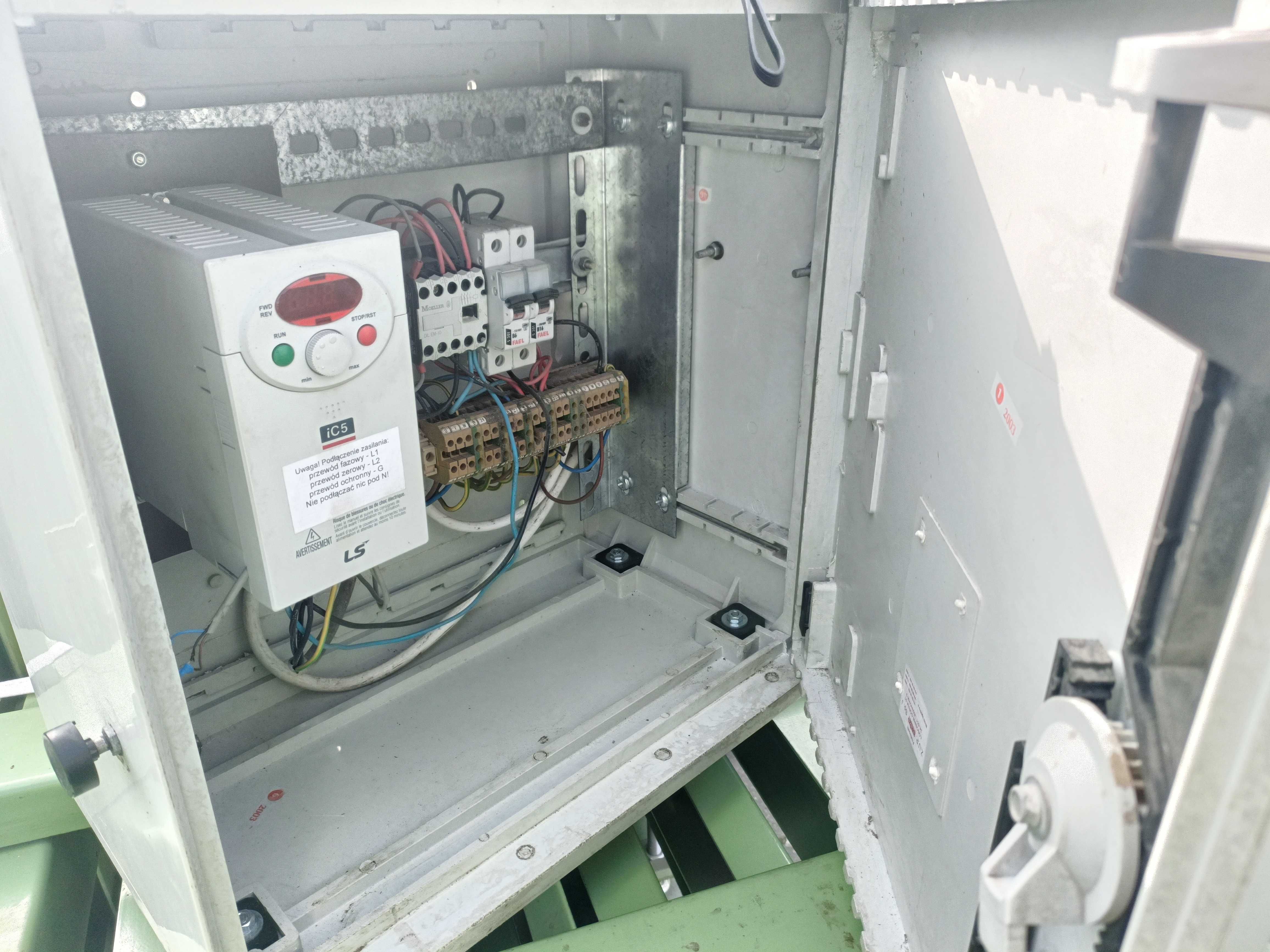 Przenośnik taśmowy 2m FALOWNIK 200x700 taśmociąg NORD 230/400V 0.37kW