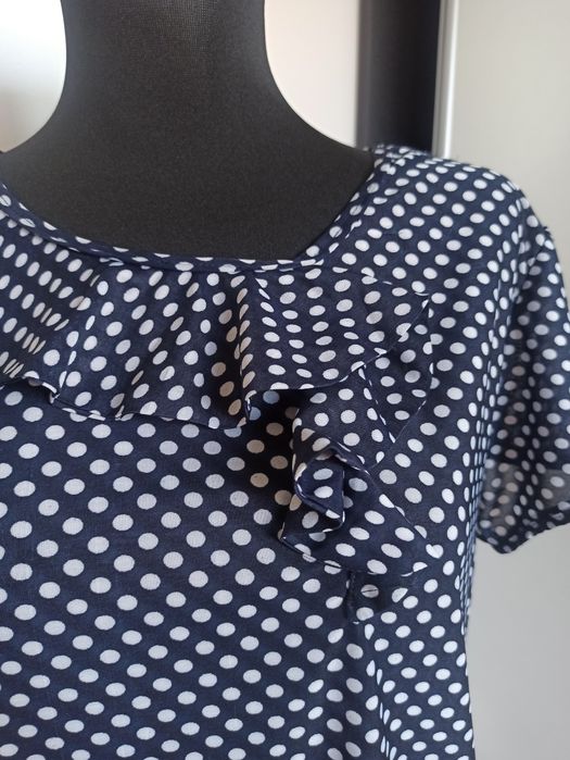 Bluzeczka w groszki damska
