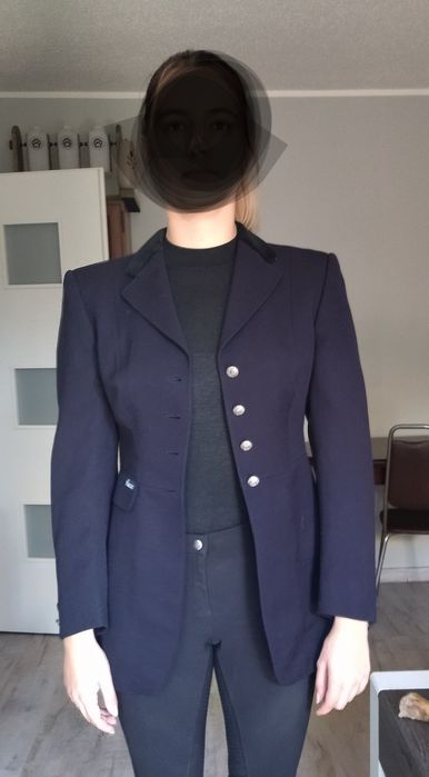 Frak Jeździecki Pikeur, damski, rozmiar M, granatowy