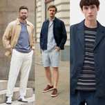 Лляні піджак,сорочка UNIQLO