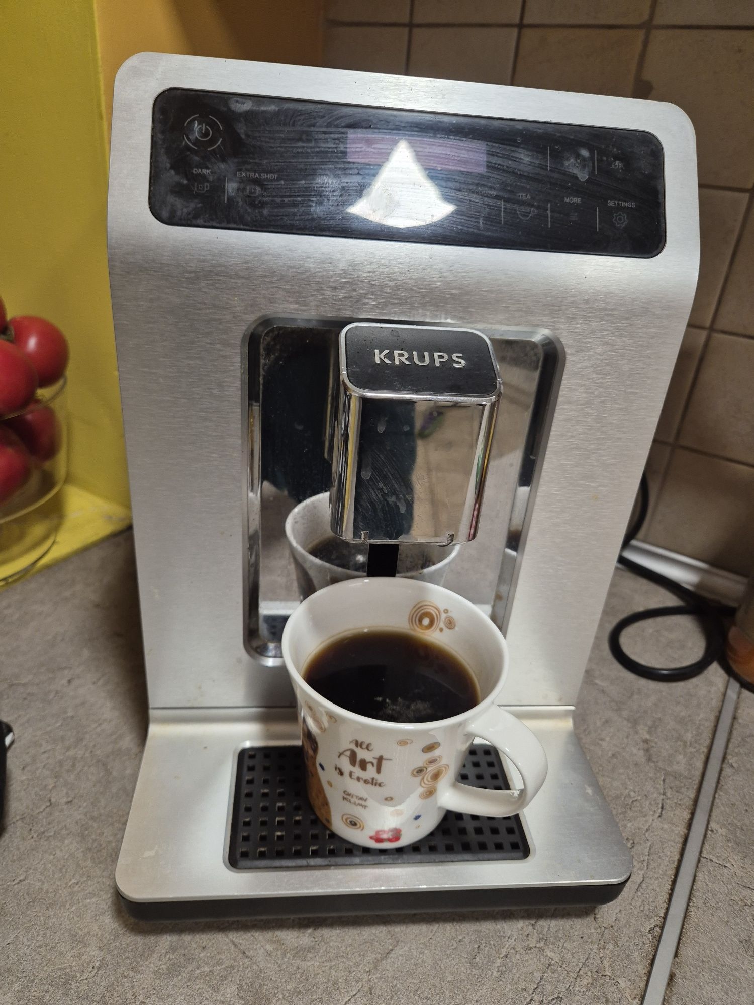 Ekspres KRUPS Evidence EA89 plus pojemnik na mleko
