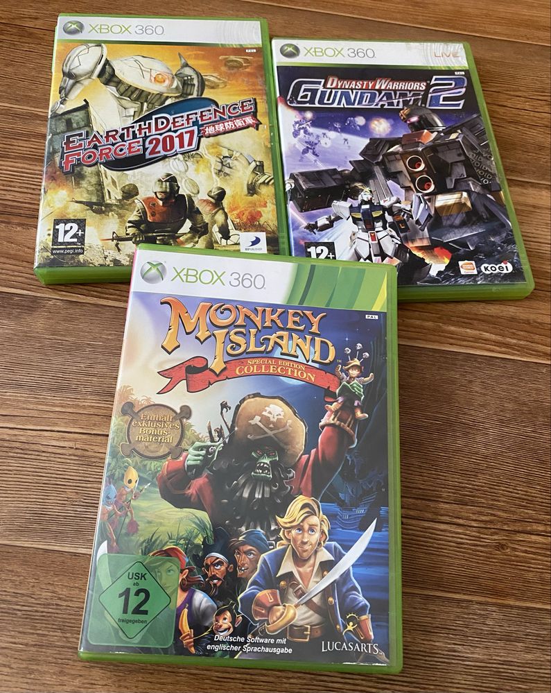 Xbox 360: GTA San Andreas, Bully, Driver, FORZA, Fable, Top Gun, NFS