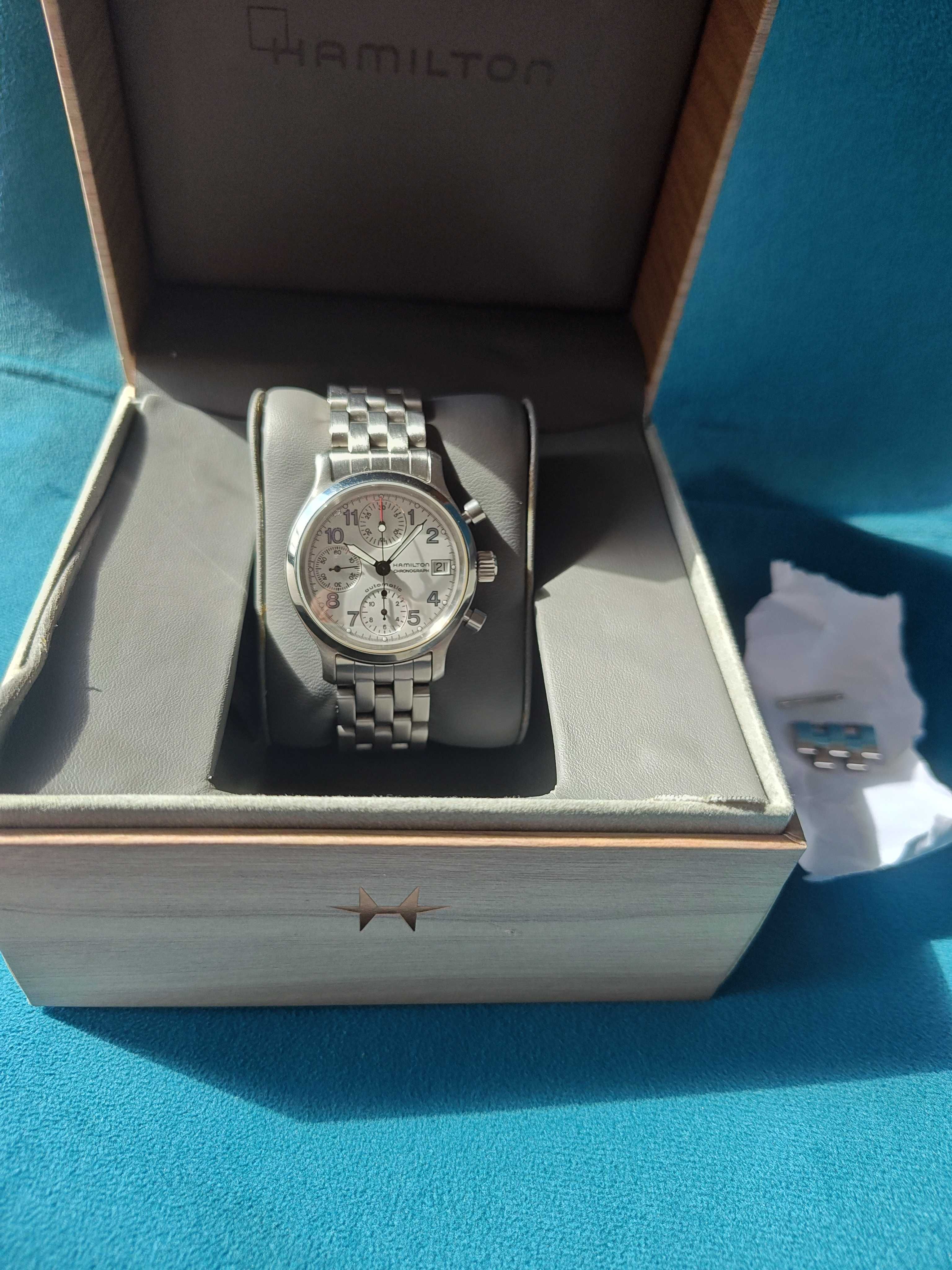 Hamilton 3830 36mm chronograph Valjoux ETA 7750
