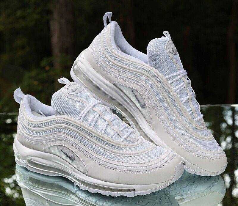 (БЕЗ ПЕРЕДОПЛАТИ)Nike Air Max 97 Triple White найк аір макс 97 білі