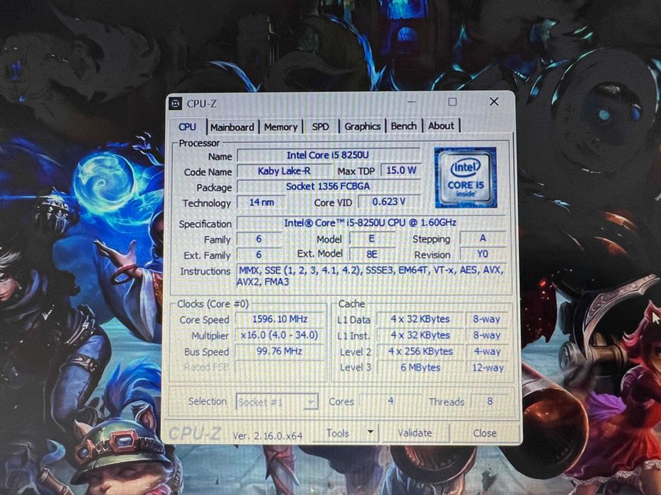 Portátil Asus X560U Core i5 8th, 16Gb Ram, disco SSD M.2, Windows 11