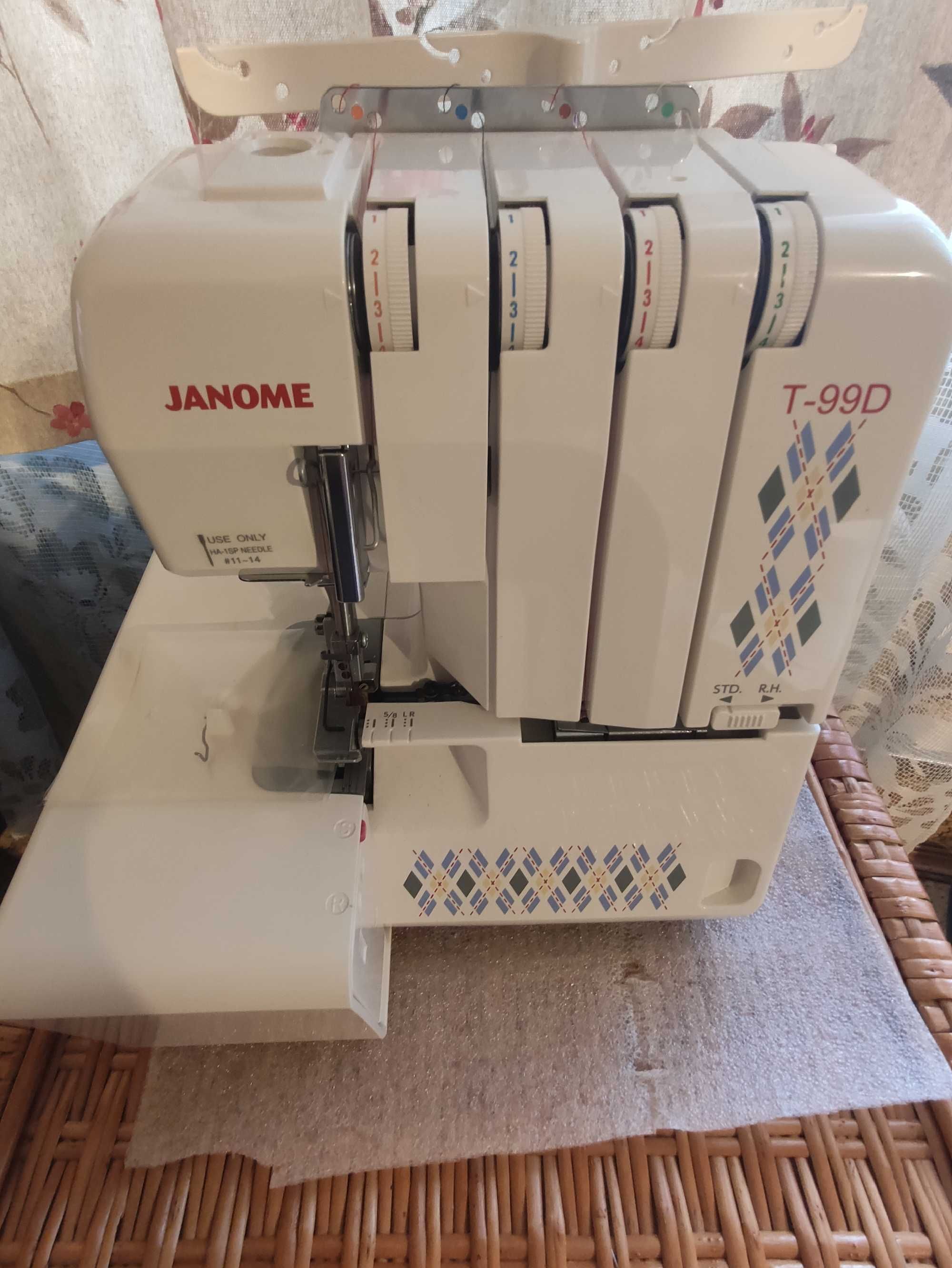 Оверлок Janome T-99d (новый)