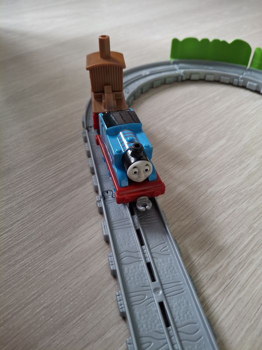 Pociąg Tomek zestaw tory pociąg + dźwig