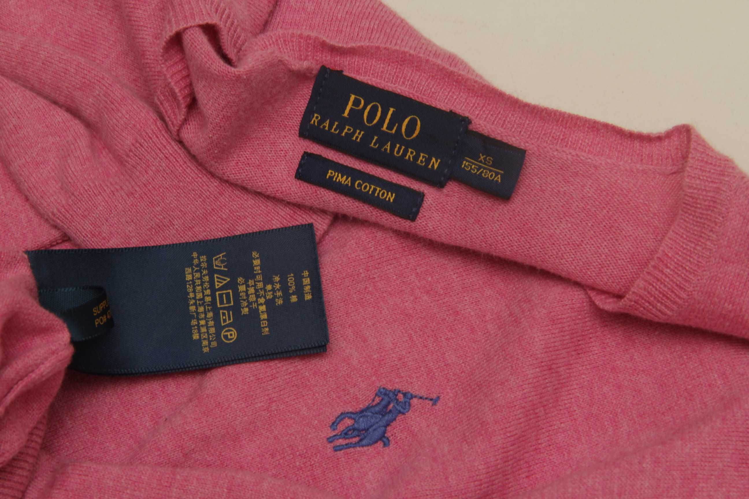 Polo Ralph Lauren рр XS кардиган  из хлопка pima свежие коллекции