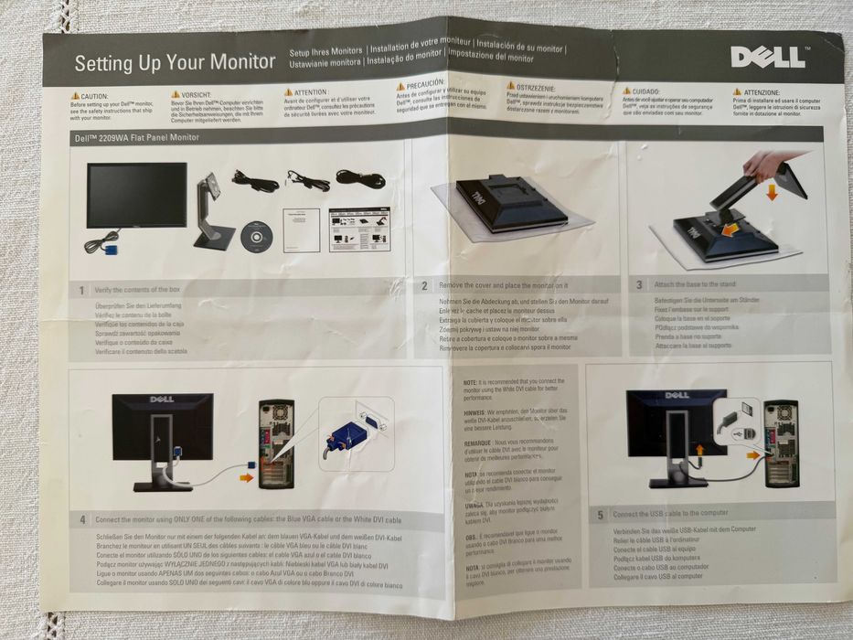 Monitor Dell 2209WA