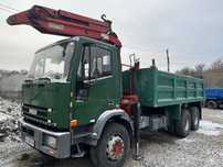 Продам самоскид з краном маніпулятором Івеко