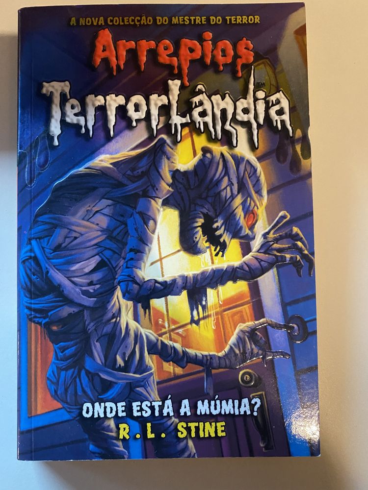 Arrepios terrorlândia-livro