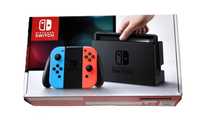 Nintendo Switch blue red 32 Gb + etui i 3 gry