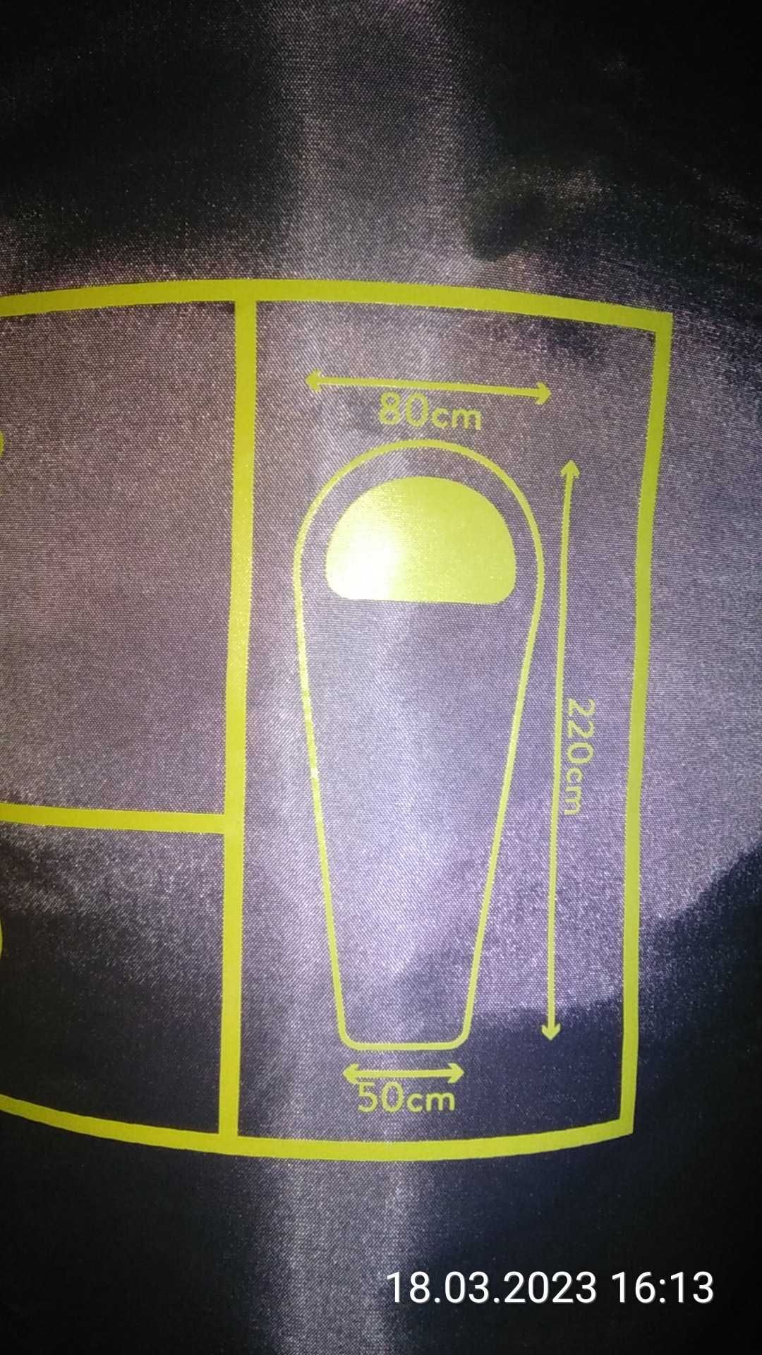 NOWY Śpiwór mumia Tesco 1,2kg do -10 stopni C