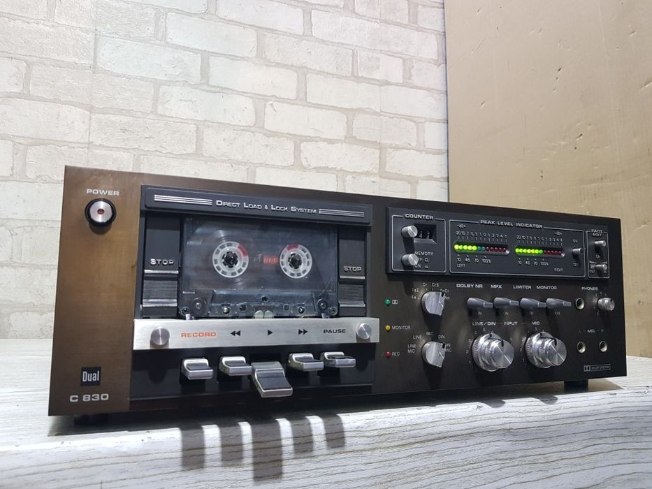 3 голова касетна дека/кассетная Dual C 830 б/у з Німеччини