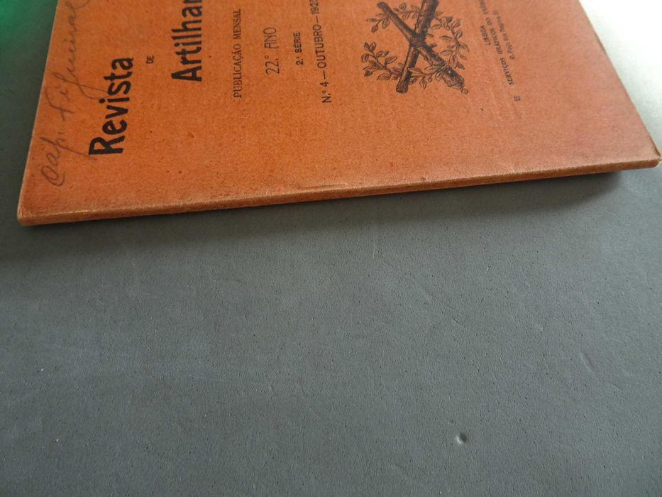 Revista de Artilharia 22º ano - nº 4 Outubro 1925