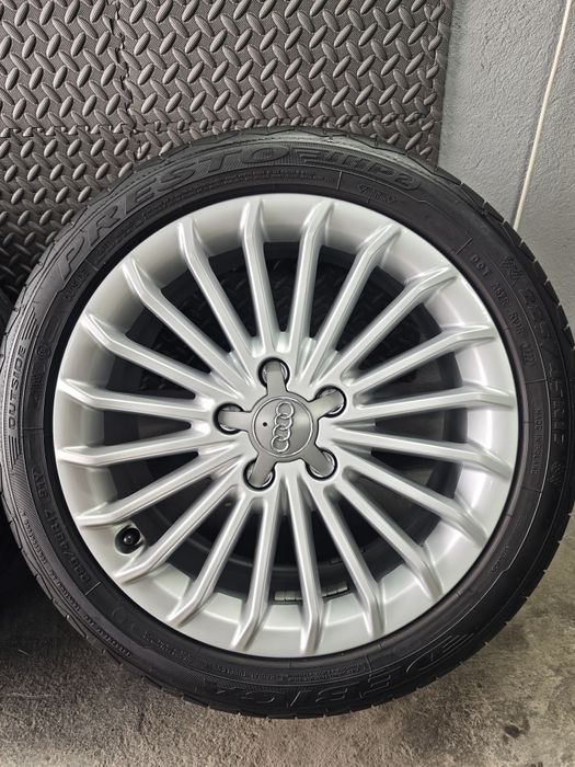 Koła Felgi Audi R17 5x112 ET46 7.0J 66.6 Opony 225/45/17 letnie