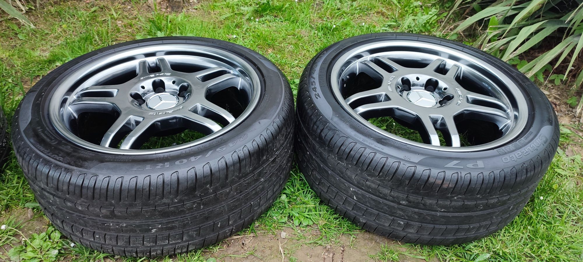Koła alufelgi AMG 7.5 i 8.5 17 Mercedes  c32 slk 32