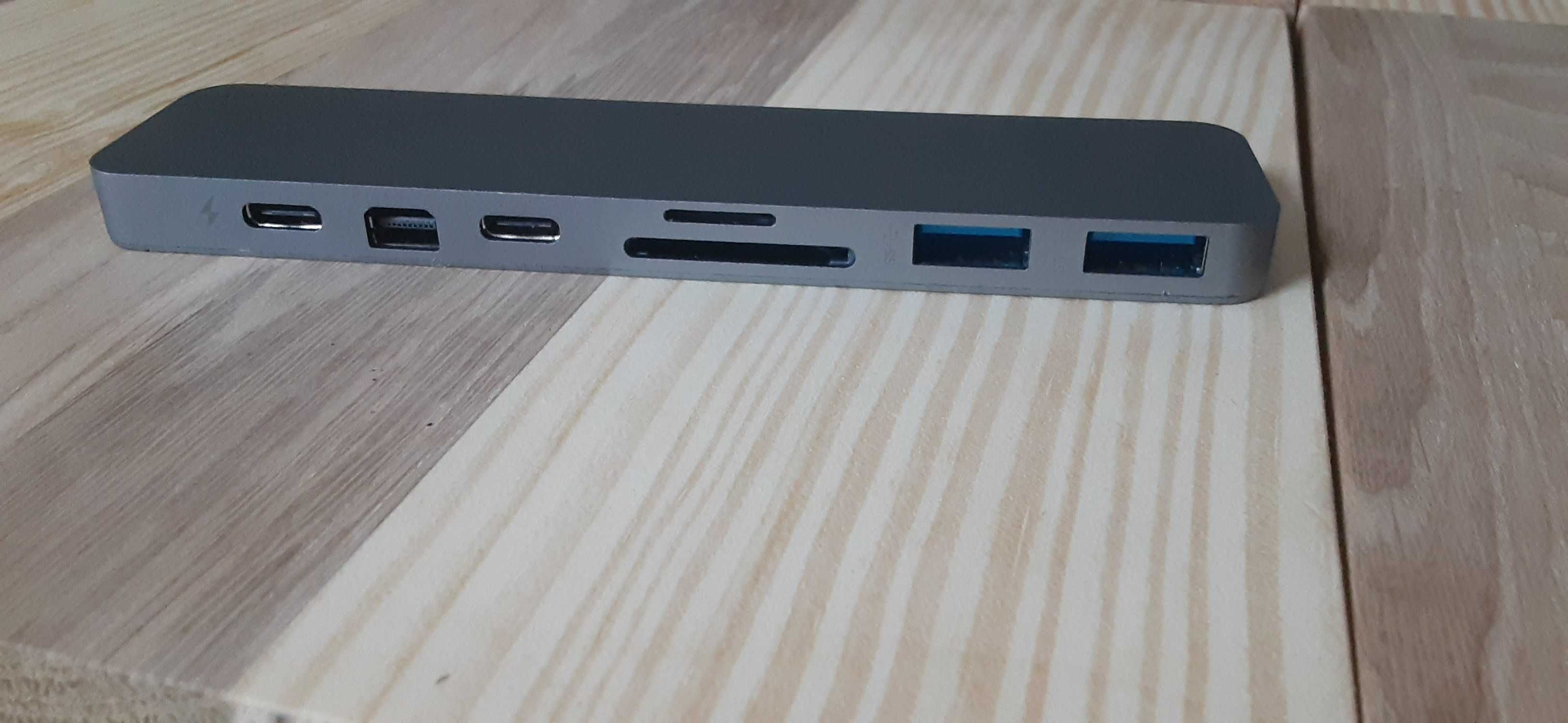 HyperDrive PRO 8-in-2 Hub dla USB-C MacBook Pro 2016/2017 (szary)
