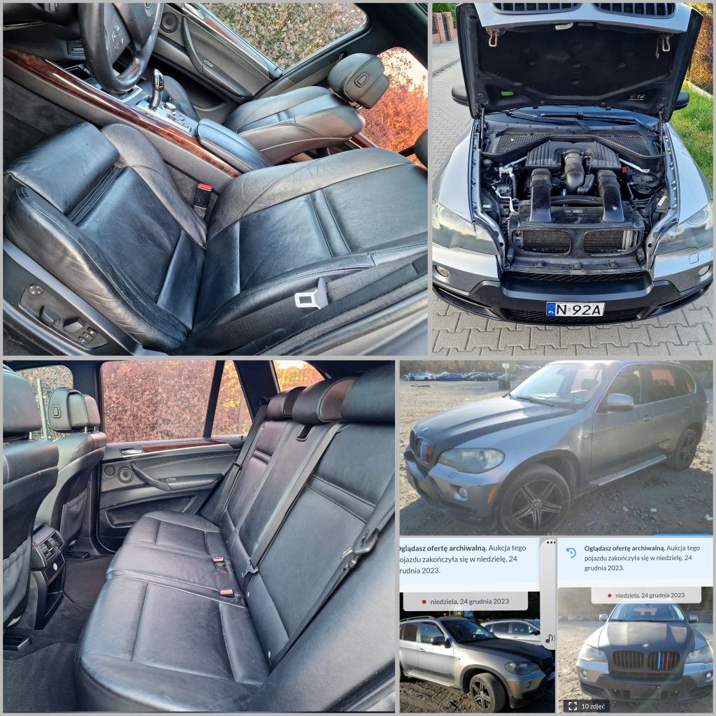 BMW X5 4.8 V8 355KM Panorama, Hak, Felgi 22' Mega Wydech!! ZAMIANA