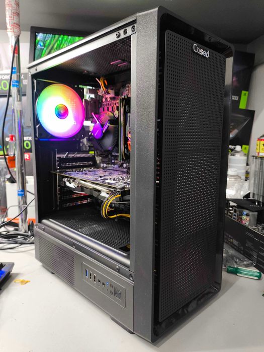 Komputer Gamingowy Intel Core i5 12GB SSD + HDD 630GB RX 580 8GB W11