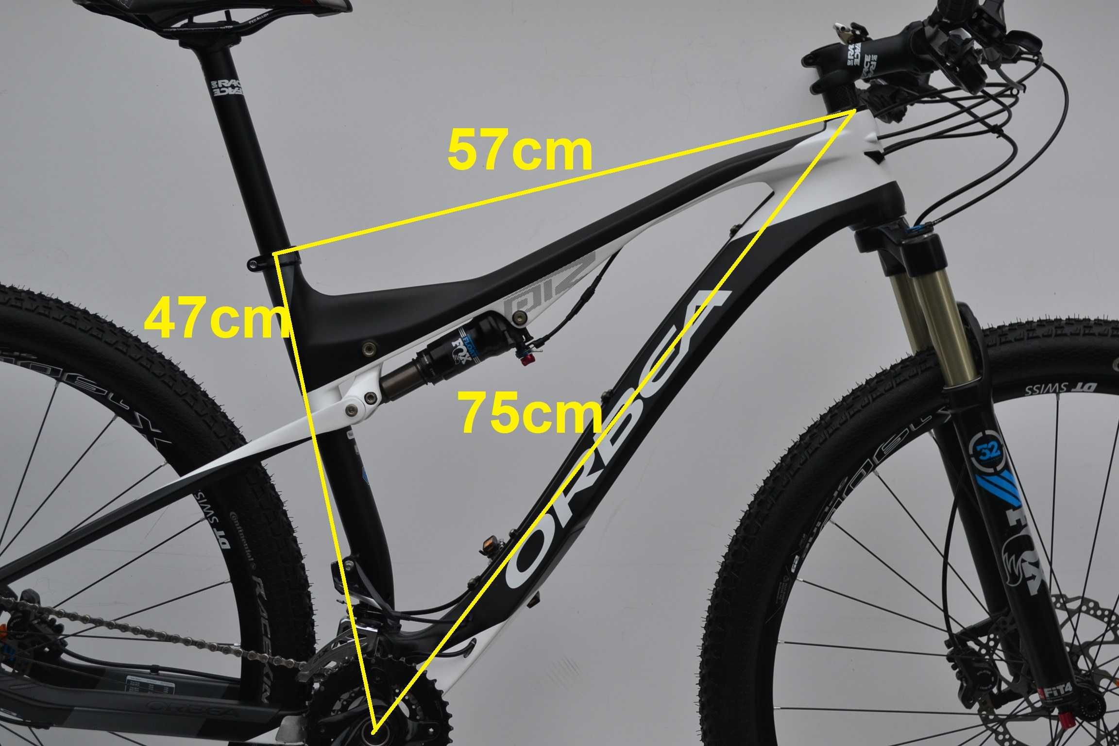 Rower MTB full Orbea OIZ M30 carbon 2 x fox koła 29'' rama L stan bdb