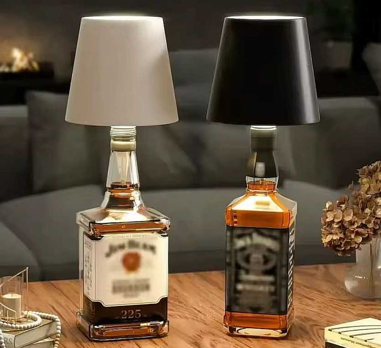 Світлодіодна сенсорна настільна лампа-пробка світильник на пляшку