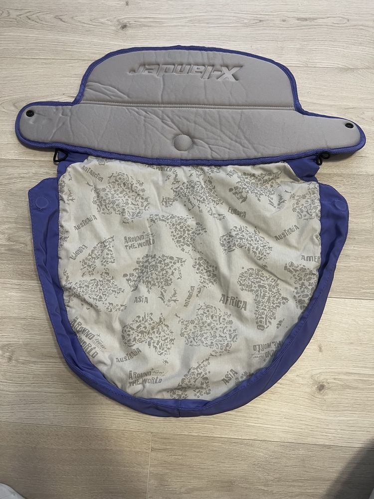 X-lander move pokrowiec do gondoli niebieski nr(x1 carrycot apron blue