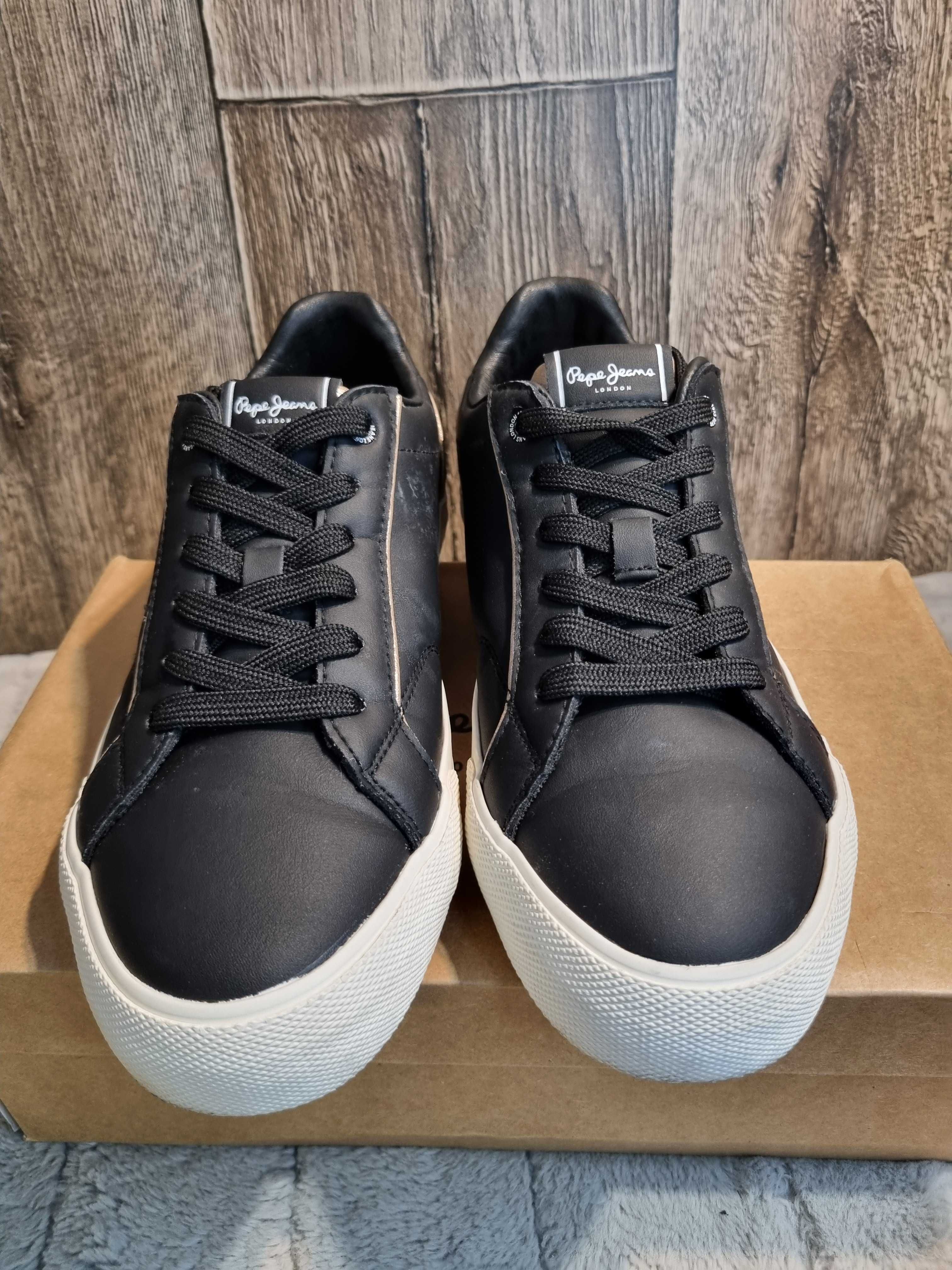 Czarne sneakersy Pepe Jeans Allen Twin, 39