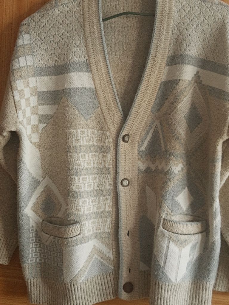Sweter męski rozpinany