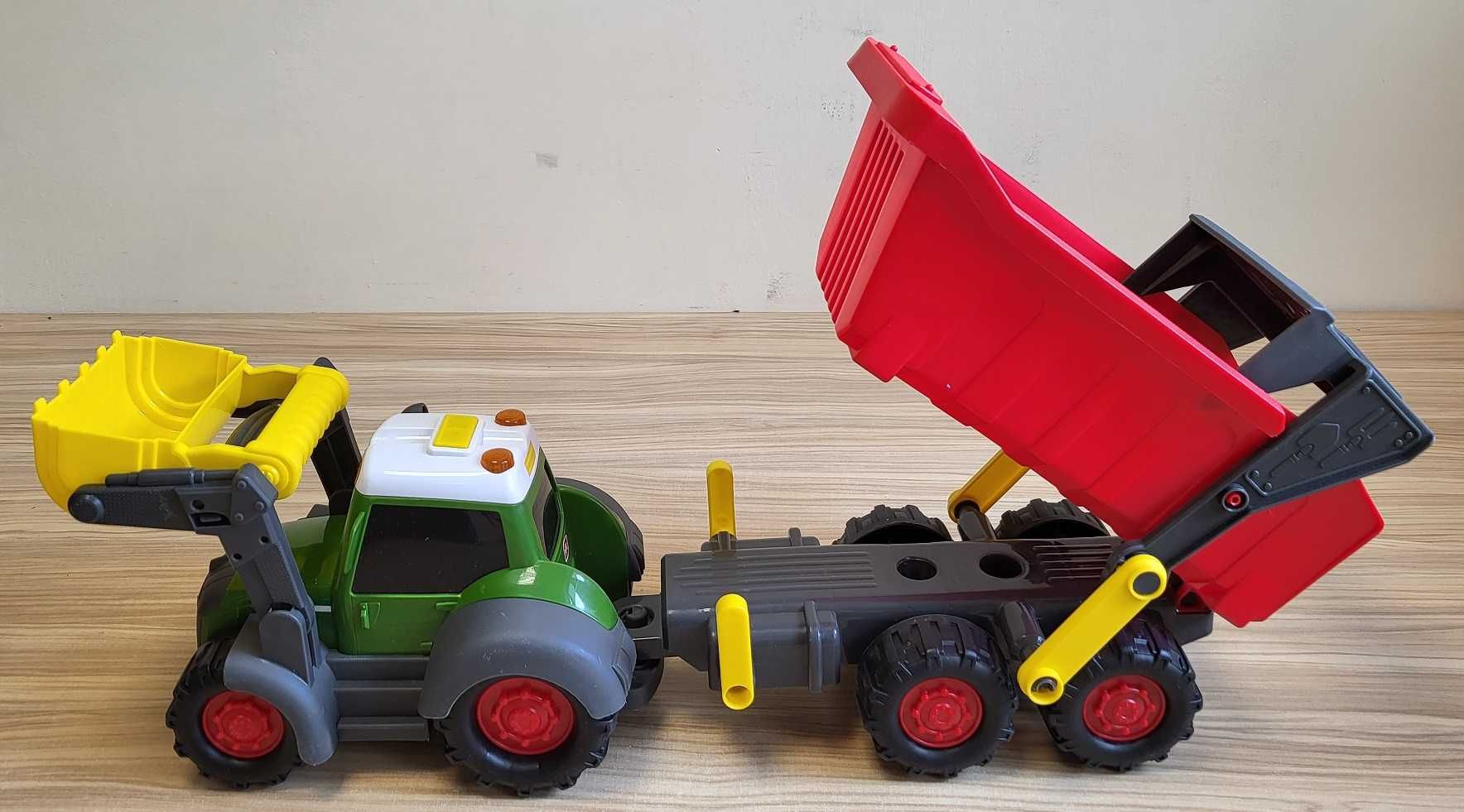 DICKIE ABC Happy Fendt traktor z przyczepą 65 cm dla dzieci