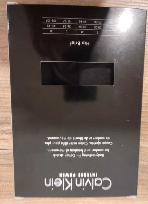 Slipy figi męskie Calvin Klein nowe czarne