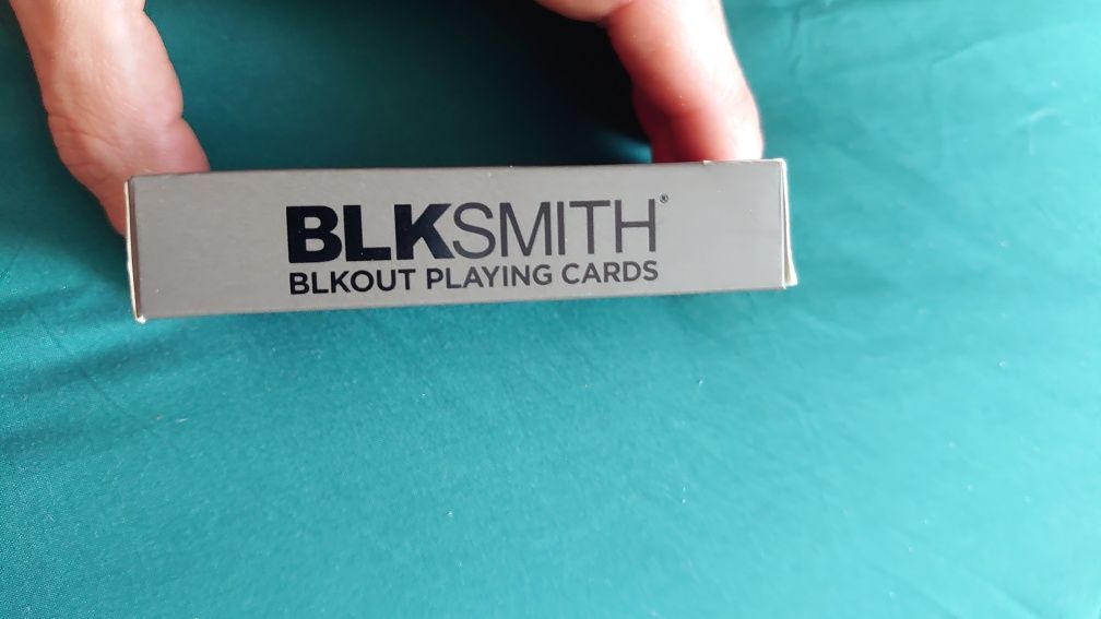 Karty do gry Blksmith Blkout czarne unikat