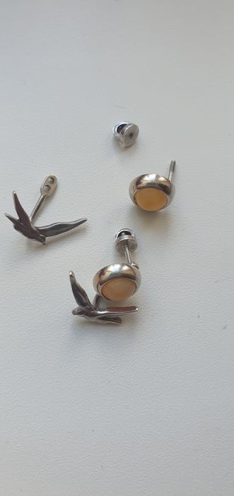Серебряные серьги