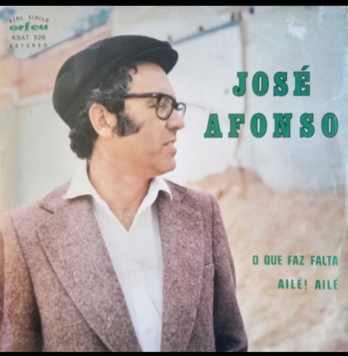 Disco vinil single José Afonso