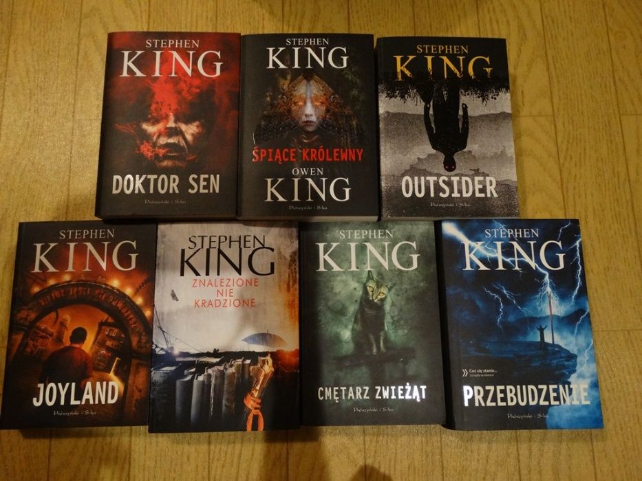 Stephen King 7 szt. horrory + Pan Mercedes