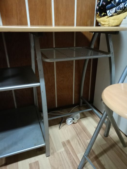 Stół lada +2 krzesła