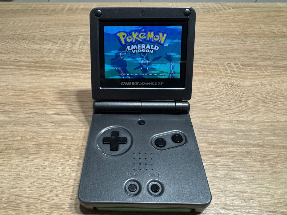 Nintendo Game Boy Advance SP AGS-101 | Oryginał | Pokémon Emerald