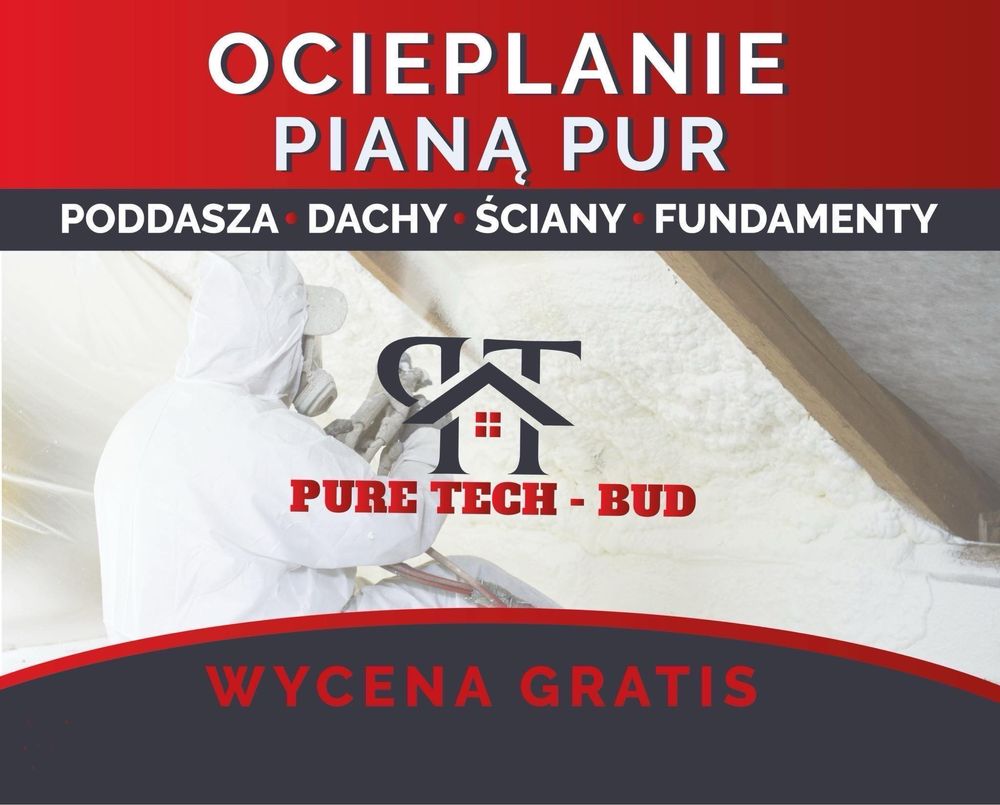 Ocieplanie pianą pur piana pur izolacje natryskowe pianą pur