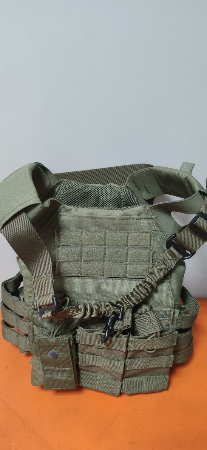 Airsoft colete + cinto com bolsas