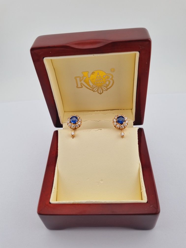 Золотые серьги 583пр