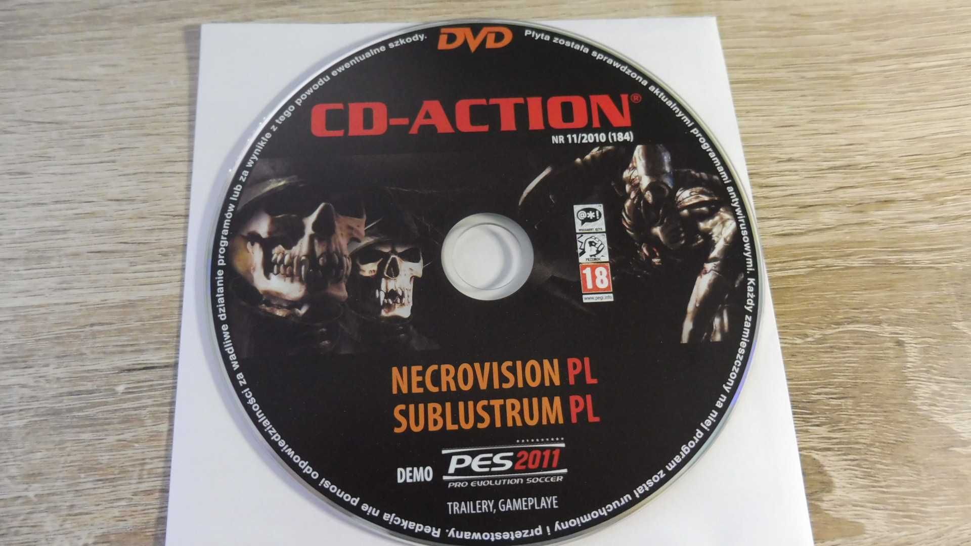 CD Action 11/2010 - Necrovision, Sublustrum PC - PL