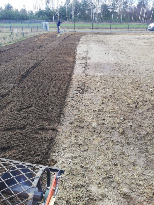 Nawodnienie, glebogryzarka, karczowanie, trawa z rolki, czyszczenie