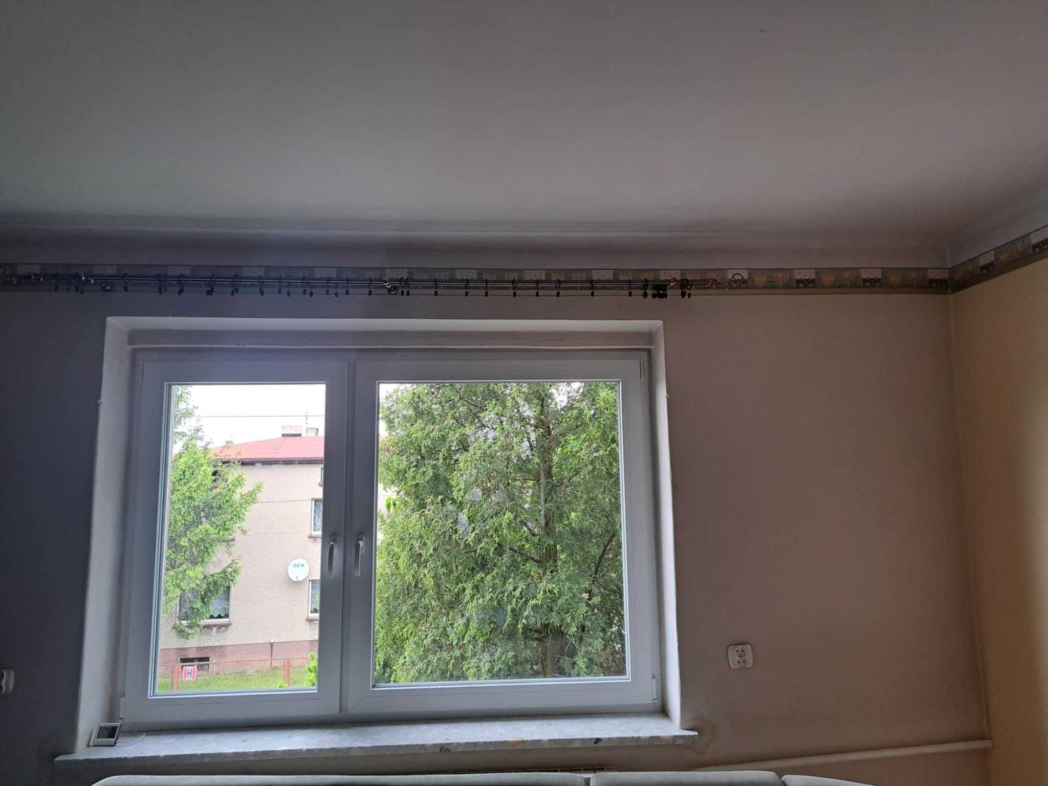 Karnisz podwójny antyczne złoto z żabkami 240 cm, 200 cm, 100 cm.