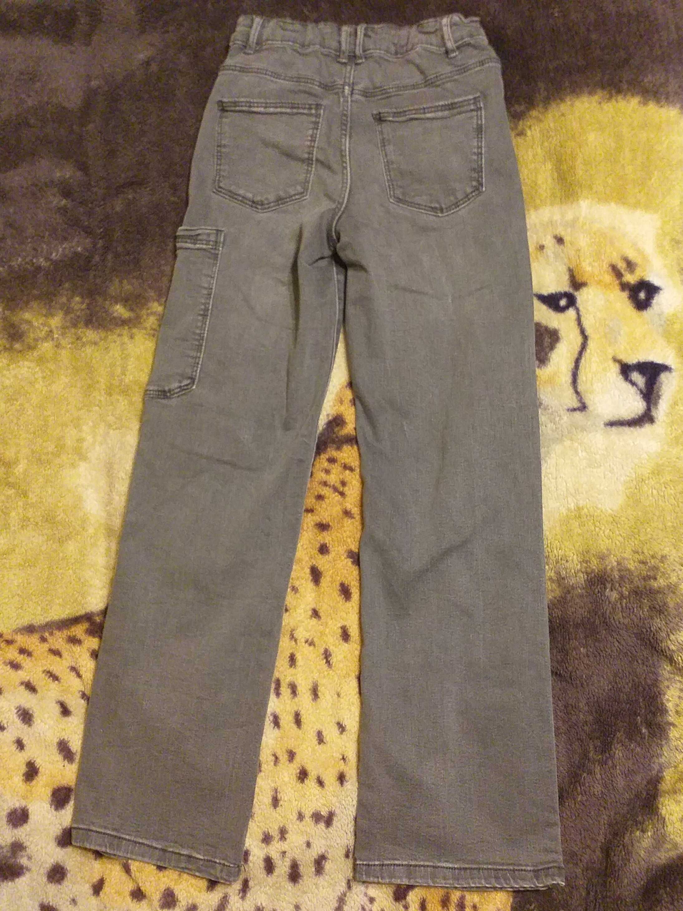 Spodnie dziewczęce jeans  146