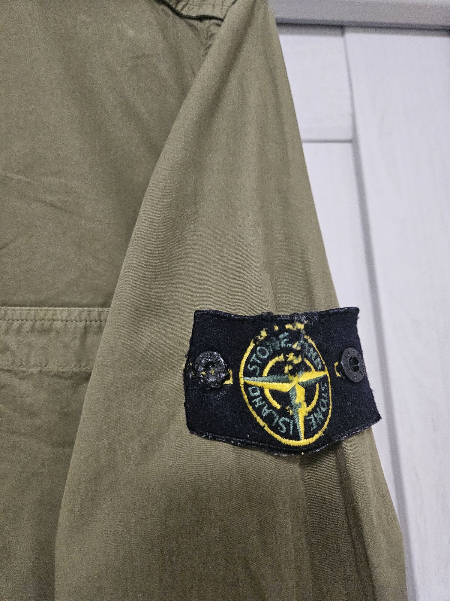 Мужская оригинальная  рубашка оввершот Stone Island xxl