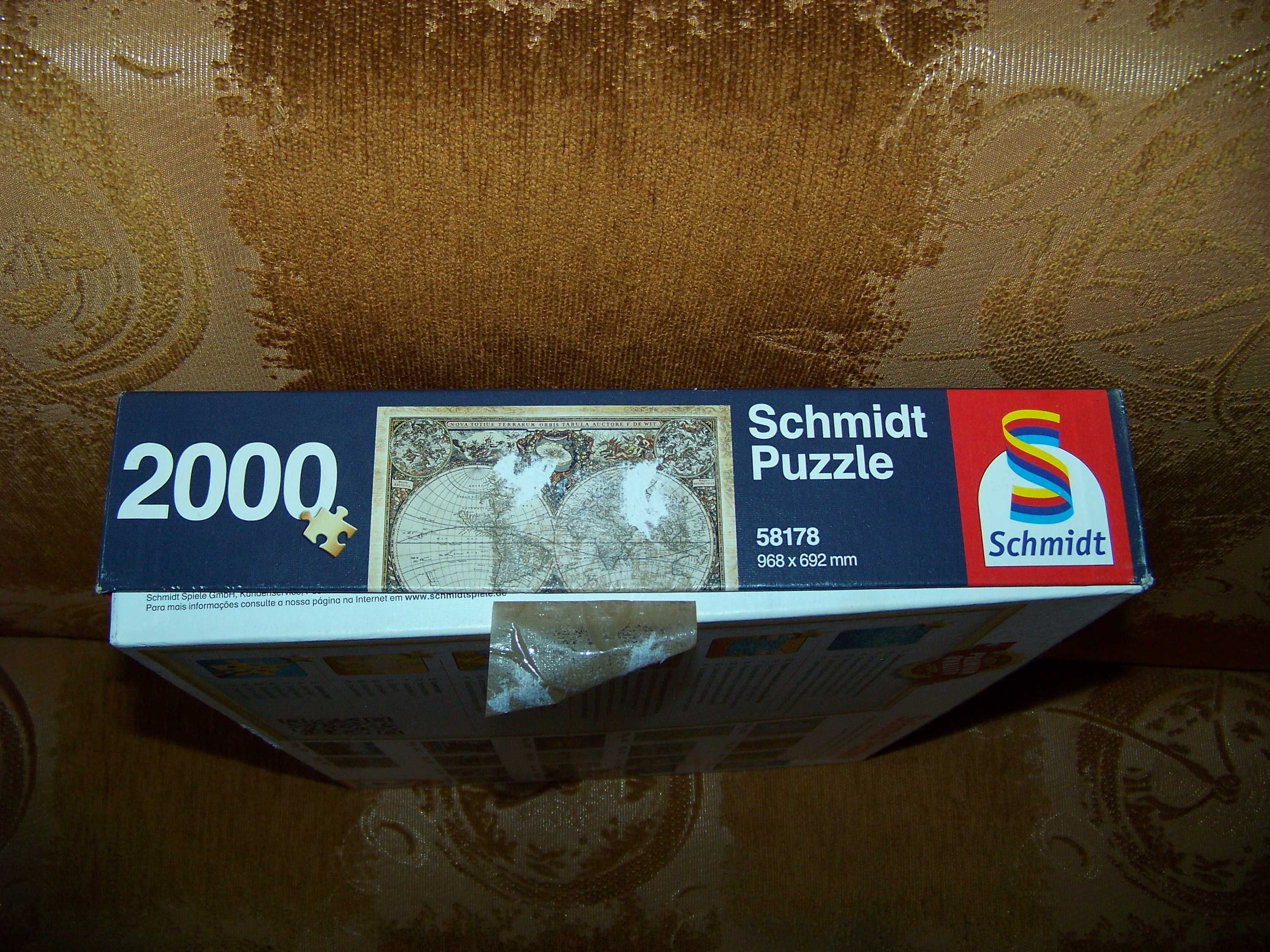 Puzzle Schmidt 2000 - 58178 Historyczna mapa świata