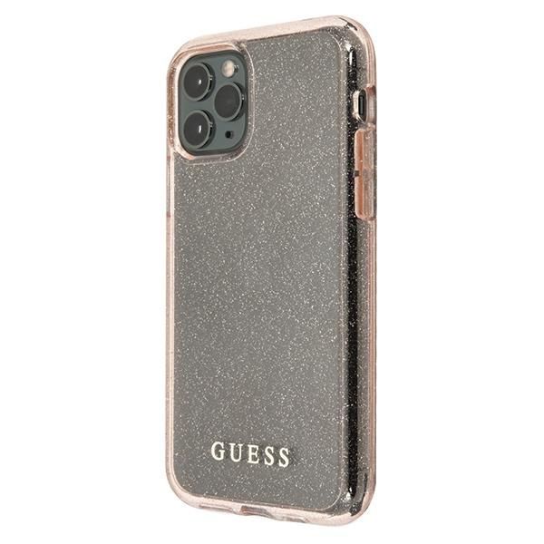 Guess Guhcn58Pcglpi Iphone 11 Pro Różowy/Pink Hard Case Glitter