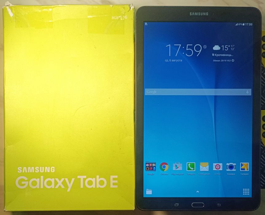 Samsung Galaxy Tab E SM-T561 Black